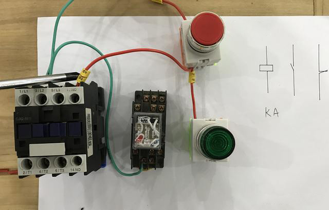 時間繼電器接線圖